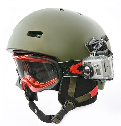 GoPro HD Hero sur casque